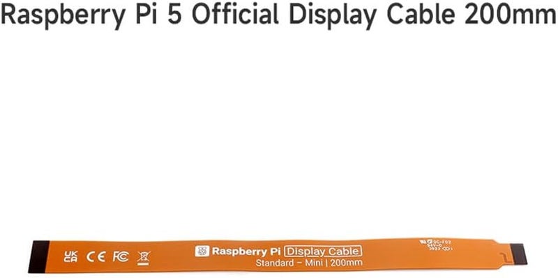 Treedix 2Pcs DSI FPC Flexible Cable Compatible with Raspberry Pi 5, Flat Ribbon Cable 200mm/7.9inch 22Pin to 15Pin 1mm Pitch 0.5mm Pitch Suitable for DSI Display Screens - Image 3